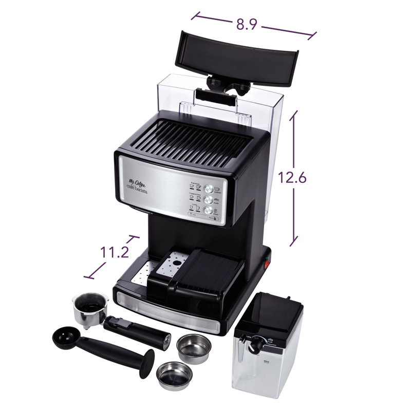 Mr. Coffee Espresso And Cappuccino Maker | Café Barista , Silver